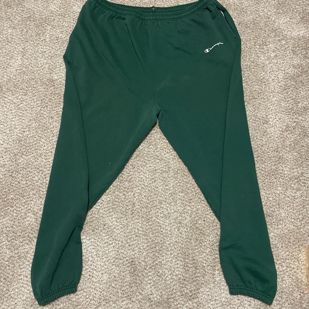 Vintage green champion sweatpants